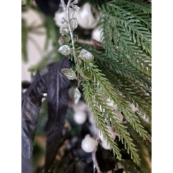 Duży wieniec zimowy świąteczny na drzwi Black & White